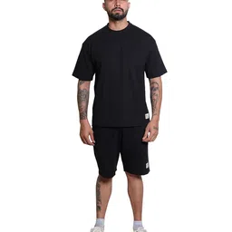 kepa Night Dress for Men Co-ord Set – Soft Cotton T-Shirt and Shorts – Summer Cord Set for Men – Beachwear, Nightwear, Travel and Airport Outfit image 1