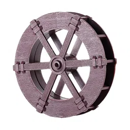 MYADDICTION 5xWater Fountain Rotation Wheel DIY Water Wheel Model Fountain Feng Shui Wheel 8cm image 5
