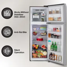LG 322 L 3 Star Frost-Free Smart Inverter Double Door Refrigerator (GL-S342SDSX, Dazzle Steel, Convertible with Express Freeze) image 5