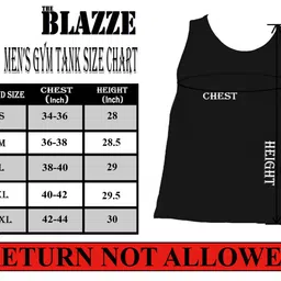 the blazze 0047 Men's Gym Tank Gym Stringer Gym Vest Sleeveless Tank Top image 3