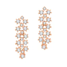 atasi international White Stones/AD Diamond Necklace with Earrings - Jewellery Set for Women, Girls Best Suits for Party, Wedding and Festive Occasions image 4