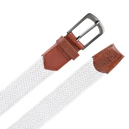 styzen Braided Golf Belt with Brown Leather Accents image 3