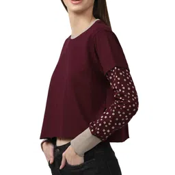 forever 21 Womens Embellished Regular Fit Sweatshirts image 2