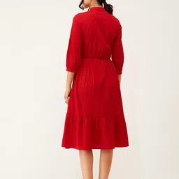 aask Women Fit and Flare Dress image 4