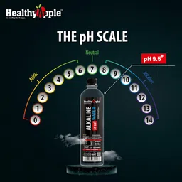 Healthy Apple Nano-Filtered Ionized Alkaline Water with pH Upto 9.5 | High Mineral Content and Antioxidants | Pack of 8 Bottles x 1000 ml (Non-Carbonated Water Based Beverage) image 3