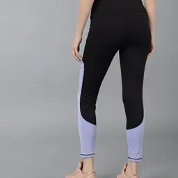 rock paper scissors Premium High Waist Stretchable Gym Tights Leggings Designer Gym wear/Active Wear Tights Yoga Pants Zumba/Dance Womens Workout Tights Gym Tights Black image 3