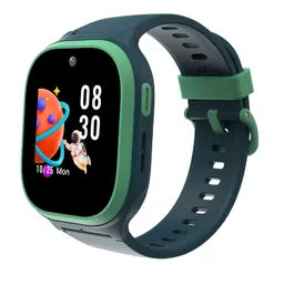 Noise Scout Kids smartwatch with Assisted GPS Tracking, 4G Video & Voice Calling, Parental Control, Long Battery, Habit Formation, in-Built Games, Buddy app for Parents (Ninja Green) image 1