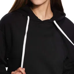 campus sutra Full Sleeve Solid Women Sweatshirt image 4