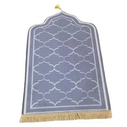 CLUB BOLLYWOOD®Portable Prayer Rug Prayer Mat Folding Washable for Gifts Travel Decoration Gray|Home & Garden | Rugs & Carpets |Home & Garden|1 Prayer Rug image 4