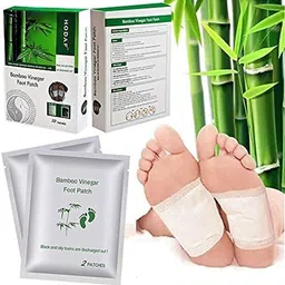 WROXTY Foot Pads for Stress Relief Sleep - Remove Toxins, Rest and Pain Free, Premium Organic Adhesive Foot Patches (2) image 1