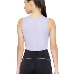 clovia Women's Activewear Sleeveless Sports Crop Top image 5