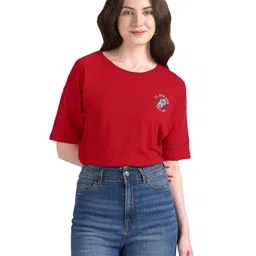 u.s. polo assn. Women's Floral Regular Fit T-Shirt image 1