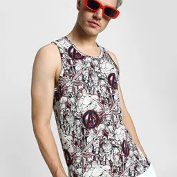 veirdo Men Sleeveless Tshirt, All Over Printed Vest for Men Official Marvel's Avengers Merchandise, Cotton Sando for Beach Wear, Gym, Cycling, Running, & Other Sports (Sizes Option: S to 2XL) image 3