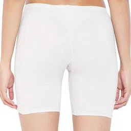 clovia Women's Cotton Mid Waist Cycling Shorts with Inner Elastic image 2