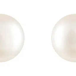 my dt lifestyle Double Line Pearl White Necklace For Women (PRL2) image 4