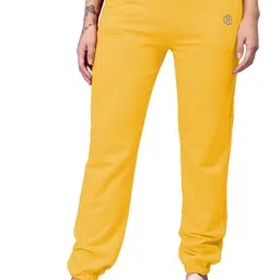 tqh Women's Cotton Blend Regular Fit Joggers Women Track Pants image 1