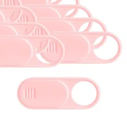 LR Decor E-Shop 10Pcs Camera Cover Webcam Covers Thin Blocker Slide for Tesla Model Y/Model3 Pink image 3