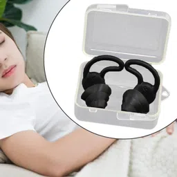 Enakshi (LABEL) Creations 2Pcs Earplugs Soft 40dB Noise Reduction for Concerts Loud Noise Motorcycling BlackBusiness & Industrial|Facility Maintenance & Safety|Personal Protective Equip/Ppe|Ear Plugs image 5