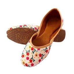 Babbotty Rajsthani Juttis Mojari for Women & Girls (Multicolor) image 2