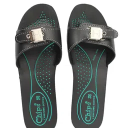 chips Women's 0702_b.Green Slipper image 5