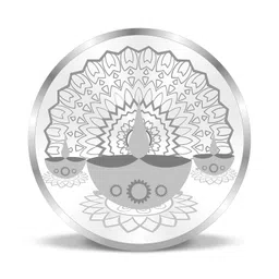 acpl Precious Moments BIS Hallmarked Silver Coin Diya Spreading Light and Prosperity 999 Pure available in 10/20/50/100 gram. image 1