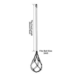 MERISHOPP 4xFootball Kick Trainer Boys Kids Adults Parks Exercise Soccer Ball Net Kicker Black| Sports Training Aid | Athletic Training Gear image 4