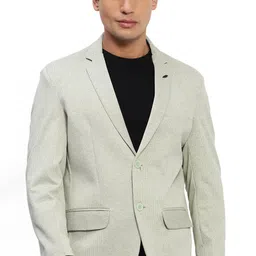 showoffff Men's Single Breasted Slim Blazer image 1