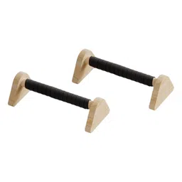 CALANDIS™ 2X Push up Bar Training Wooden for Men Women Home Gym Floor Workout 30cm | Push Up Stands | Strength Training | Fitness Running & Yoga image 5