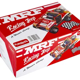 Giggles Funskool - Mrf Racing Jeep, Multicolour Push and Go vehicle, Develops Hand-Eye coordination, 12 months & above, Infant and Preschool Toys, Multicolor image 3