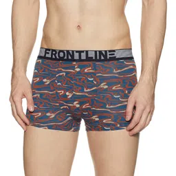 rupa frontline Rupa Men's Cotton Printed Trunks (Color & Print May Vary) (Pack of 2) (Frontline MiniPrinted Assorted_95 CM) image 2