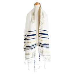 holy land market New Covenant Prayer Shawl, English/Hebrew & Bag (Israel) Holy Land image 5