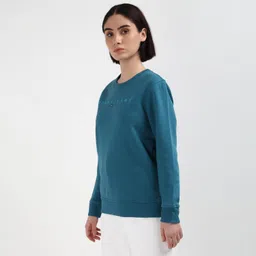 tommy hilfiger Cotton Blend Women Crew Neck Sweatshirt image 3