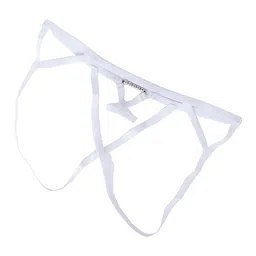 saz dekor SAZ DEKOR® Men T Back Thongs Strap Open Suspensory For Lover Gift Maid Cosplay White image 1