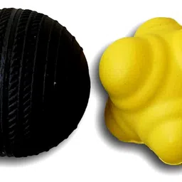 Nextage Cricket Training Combo: Rubber Ball and Reaction Ball Set - Enhance Your Cricket Skills image 1