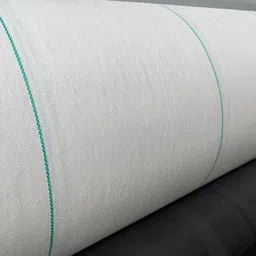 Garden Weed Control Mat 4 x 4 Meter, Heavy Duty 110 GSM Landscape Fabric, Weed Block Gardening Mat Eco-Friendly Weed Control Bed Gardening Mat White image 4