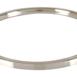 bismaadh Stainless Steel Men's kada (Plain Flat) 5mm Thickness image 1