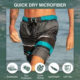 kanu surf Men's Viper Stripe Swim Trunk image 2