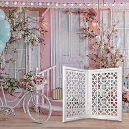 AFIRAA Partition for Decoration Room Divider Wooden Antique Partition image 1