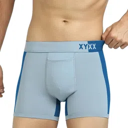 xyxx Men's Dualist Micromodal Regular Fit Colorblock Antimicrobial Trunk with No Marks Waistband (Pack of 2) image 4
