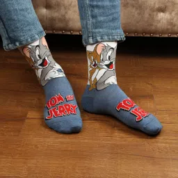 bonjour BonjourTom & Jerry Unisex Full - Length Character Socks image 4