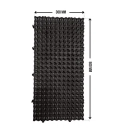 Singhal Garden Drain Cell Polypropylene Drain Cell and 20mm Drainage Mat for Terrace/Kitchen Garden (Black, 500 x 250 x 20) (Pack of 10) image 3