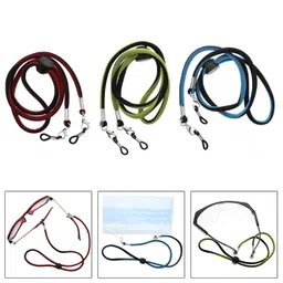 saz dekor Sunglasses Retainer Adjustable Anti Lost Eyeglass Strap Adult Kids Men Woman red and black|Sunglass For Woman With Storage Box, Trending & Durable Sunglasses, Lightweight Sunglasses, Tools| image 3