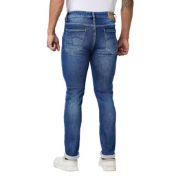 spykar Mid Rise Regular Fit Blue Jeans for Men image 3