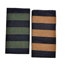 retro brand RETRO 100% Pure Cotton Striped Design Lungi For Men (2.00 Meters - 2.25 Meters - 2.50 Meters) Stitched Unstitched Available image 2