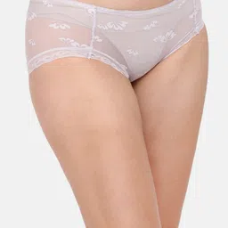 amour secret Women's See Through Mesh Hipster Free Size Panty Pack of 3 P2079 Fit to Size (26-30) image 3