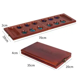 ATORSE Toy African Mancala Board Game, Educational Math Skills Learning for Travel Teen-Toys & Hobbies-Games-Board & Traditional Games-Contemporary Manufacture image 4