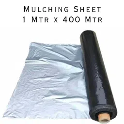 Mahira Mulching Sheet for Agriculture 20 Micron Mulching Paper/Sheet 3.28 Feet (1 M) x 400 Mtr for Sustainable Gardening, Enhanced Crop Yields, Agriculture Ground Cover Mulch to Grow Fruit & Vegetable image 2