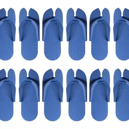 Chitra Artworks - Spa and Hotel Accessories, Guest House Kit Guest Room Free Size 5MM Sole Filp Flop Slipper - Sky (Pack of image 1