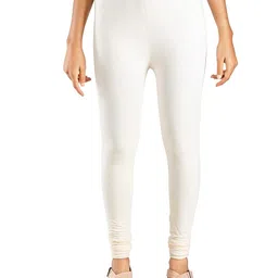 indian flower Stretchable Churidar Legging for Women image 1