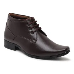 zixer Synthetic Leather Mens Formal Shoes || Office Formal Shoes Men Latest Stylish|| Formal Shoes for Men Patent Leather Lace Up Party Formal Shoe image 1
